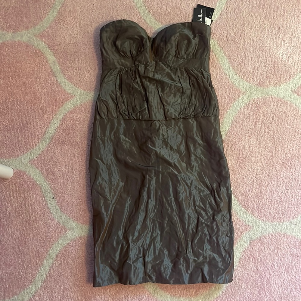NWT Nicole Miller strapless dress size 4